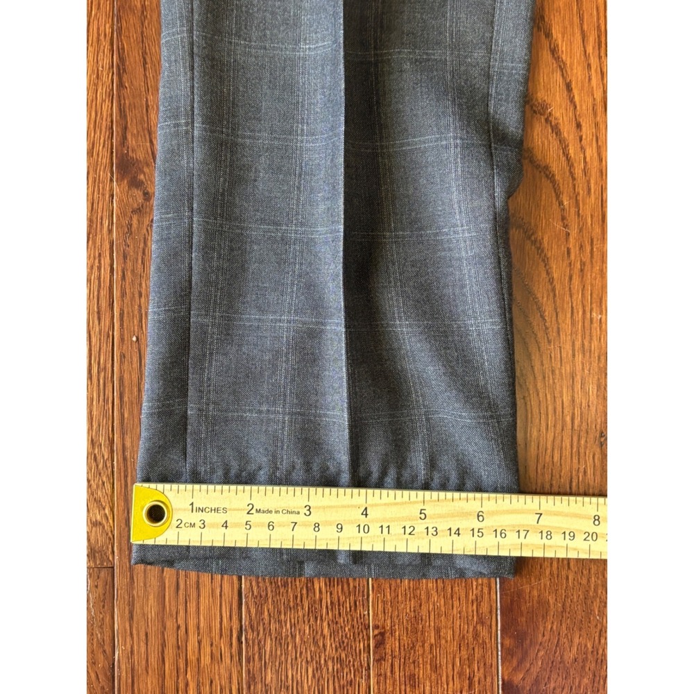 Giorgio Armani Soft Suit Men 48R Gray Plaid Wool Silk 2 Piece Italy $3695 - Picture 15 of 16
